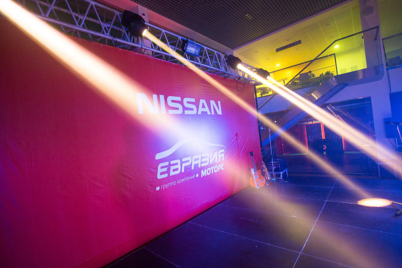 The second Nissan showroom opening Omsk Moscow Russia Oleg Borisov
